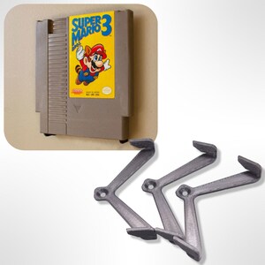 NES カートリッジ用カスタム壁掛けブラケットホルダー 任天堂 *3 パック*