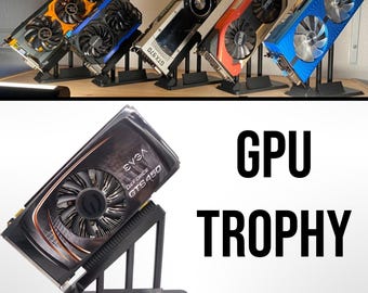 Shelf Trophy Display Stand Holder for Standard PCIE Graphics Cards GPU