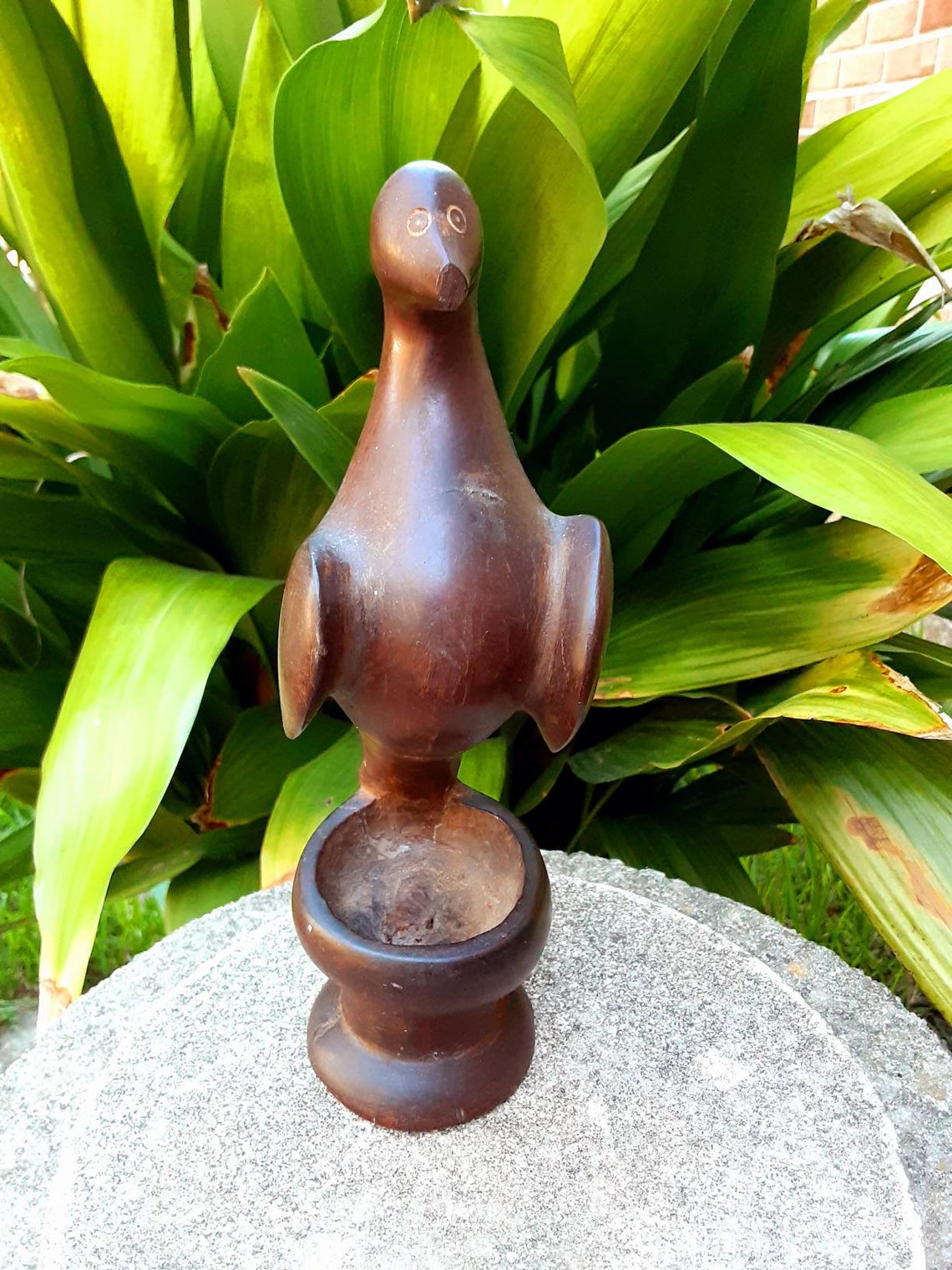 Hand Carved Wood Shore Bird Antique Folk Art Sculpted Bird Etsy