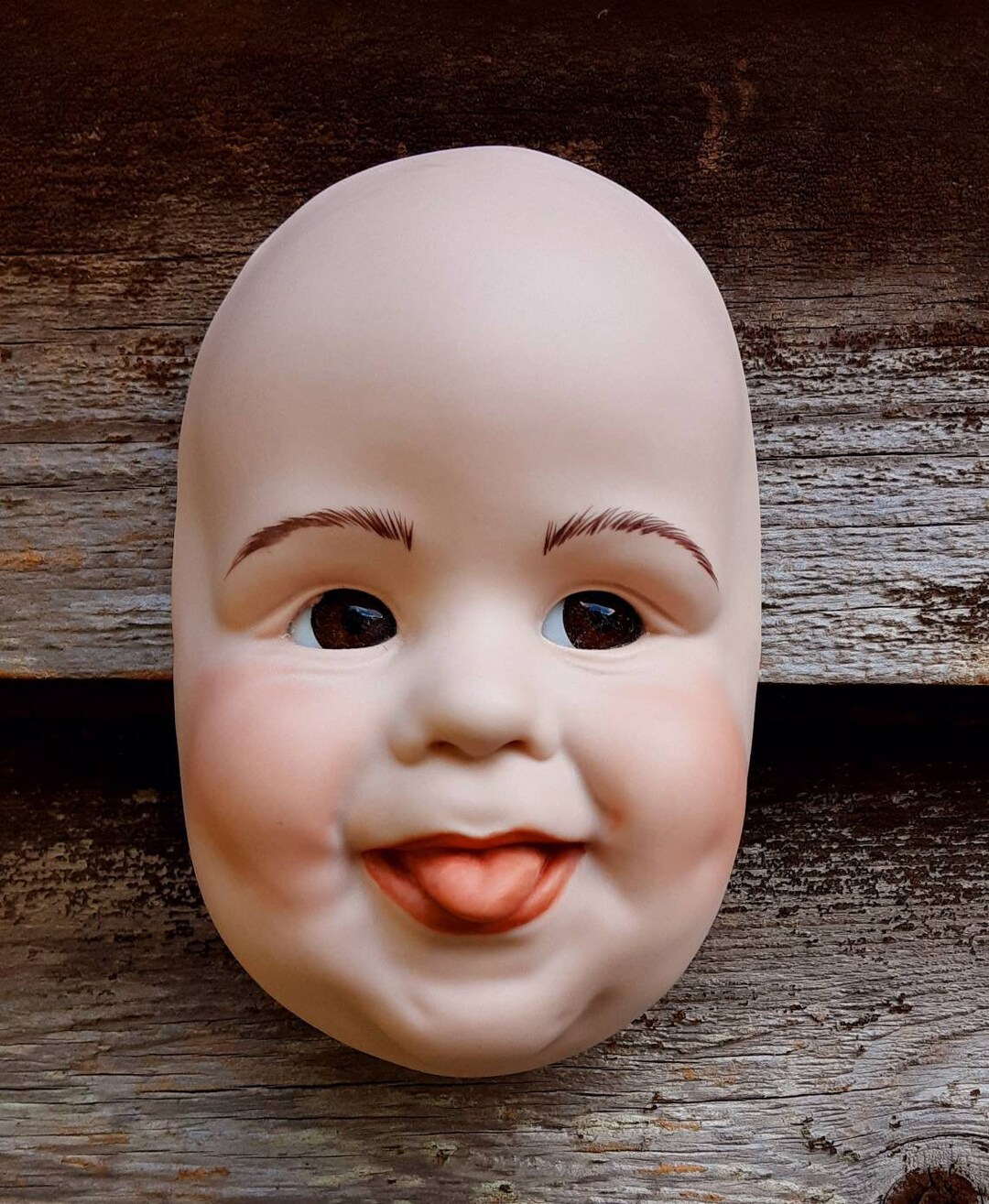 Vintage Bisque Baby Face Doll Parts Etsy