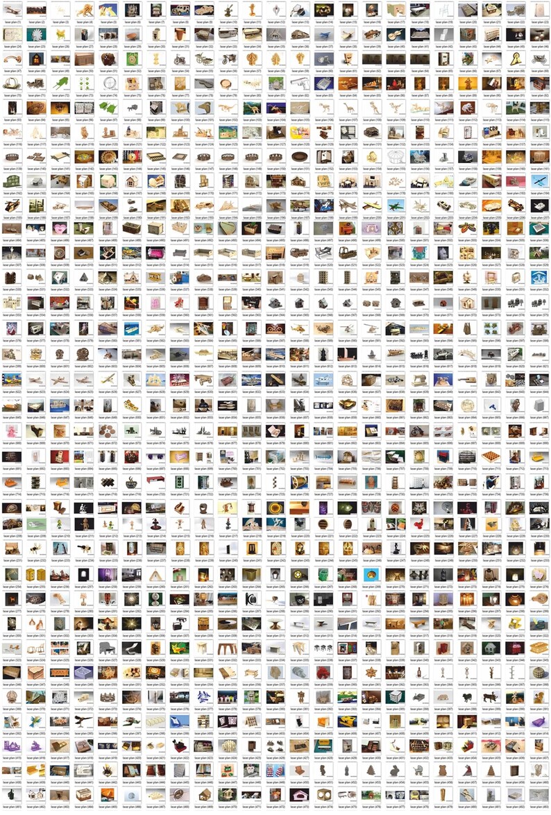 Laser Cut Files 300,000 Mega Set the Largest Catalog in the World Photo