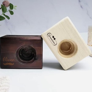 Personalized Wooden Speaker Groomsmen Gift, Custom Wooden Phone Stand Gift for Men, Groomsmen Gift, Christmas Gift for Husband, Phone Holder