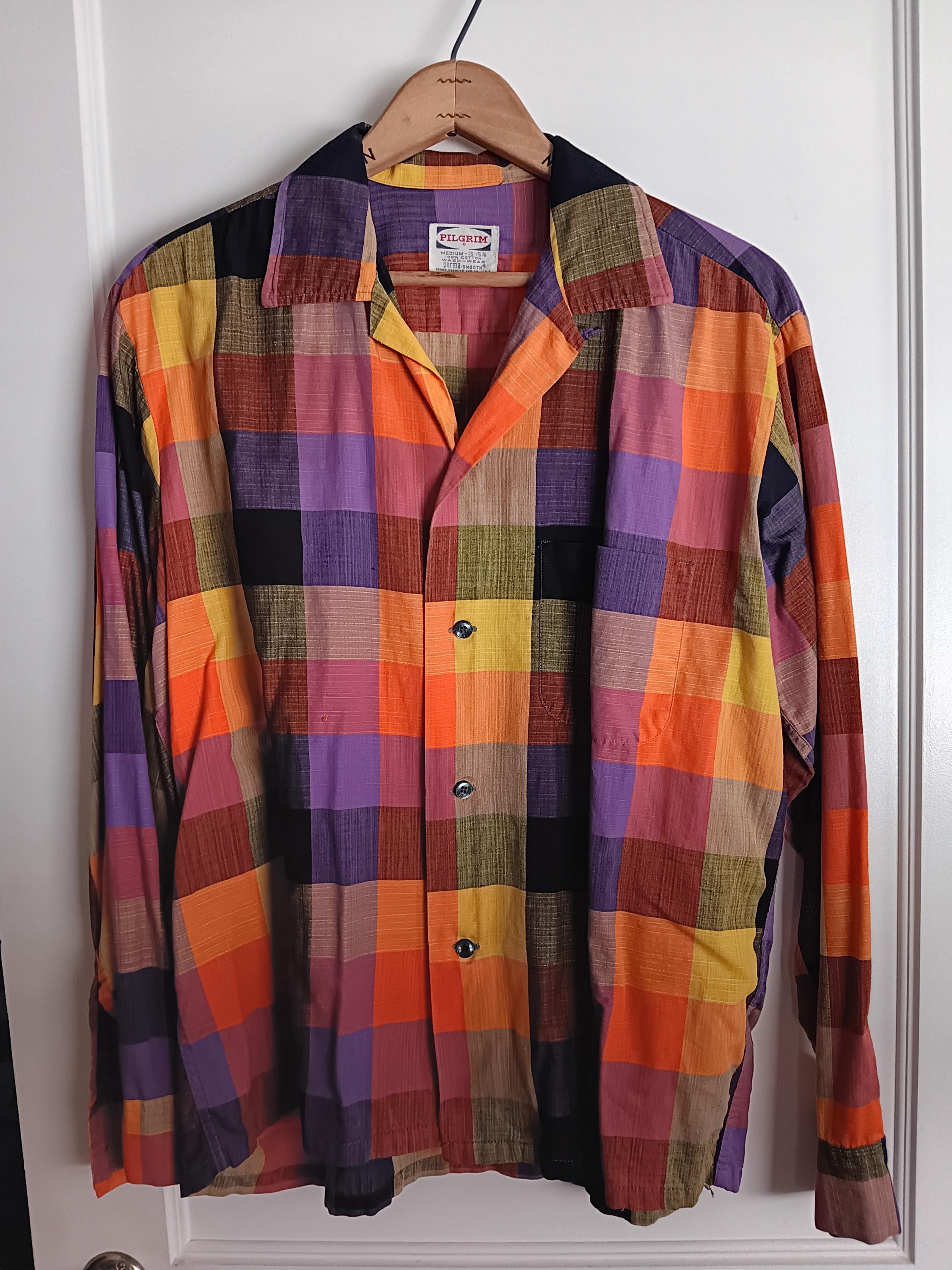 トップス 1970~80s Sears loop collar shirt 1970s-80s Sears loop collar shirt