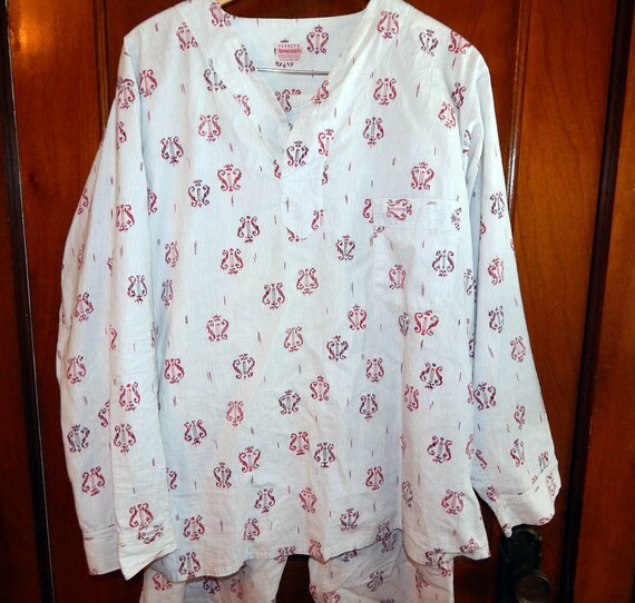 Vintage 50s Penneys Towncraft mens novelty print p