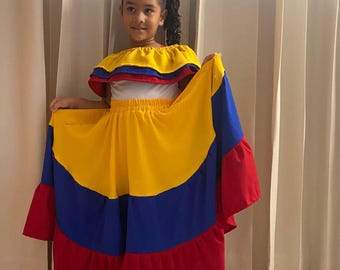 traditional colombian dress Dress, Classic Colombian From 12 Month to XXL Adults Sizes Its traditional below Queen Tiên in 3 traditional
