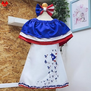 Puerto Rico Kleid für Mädchen, kleine Boricua-Mädchen von 12 Monaten bis Größe 10
