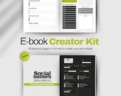 e-Book Workbook Template Canva Editable Canva E-Book Creator Kit | Coaching Workbook | Journal Layout | E-book Creator Kit Digital Template