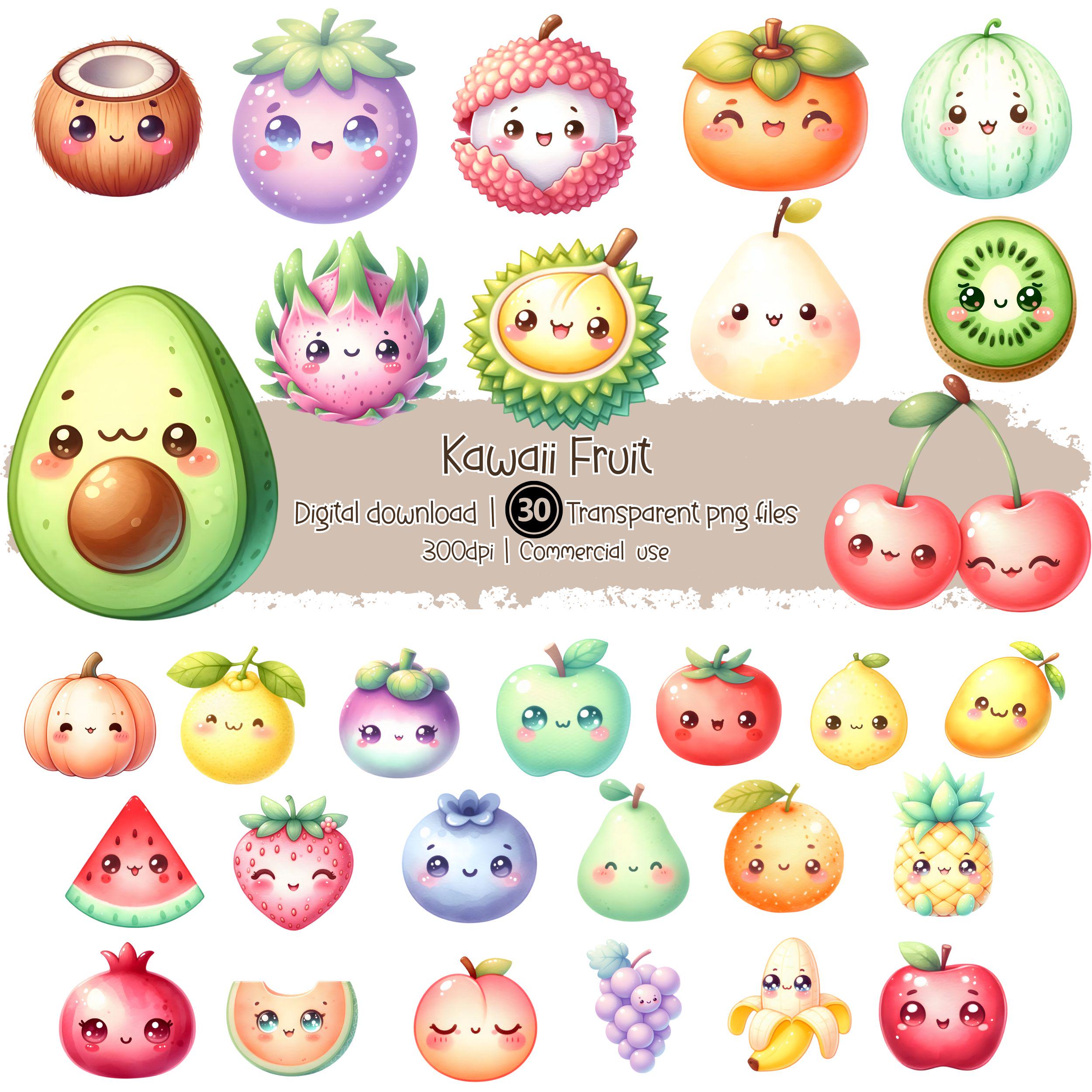 Caras de frutas - Etsy México, image size:2500x2500