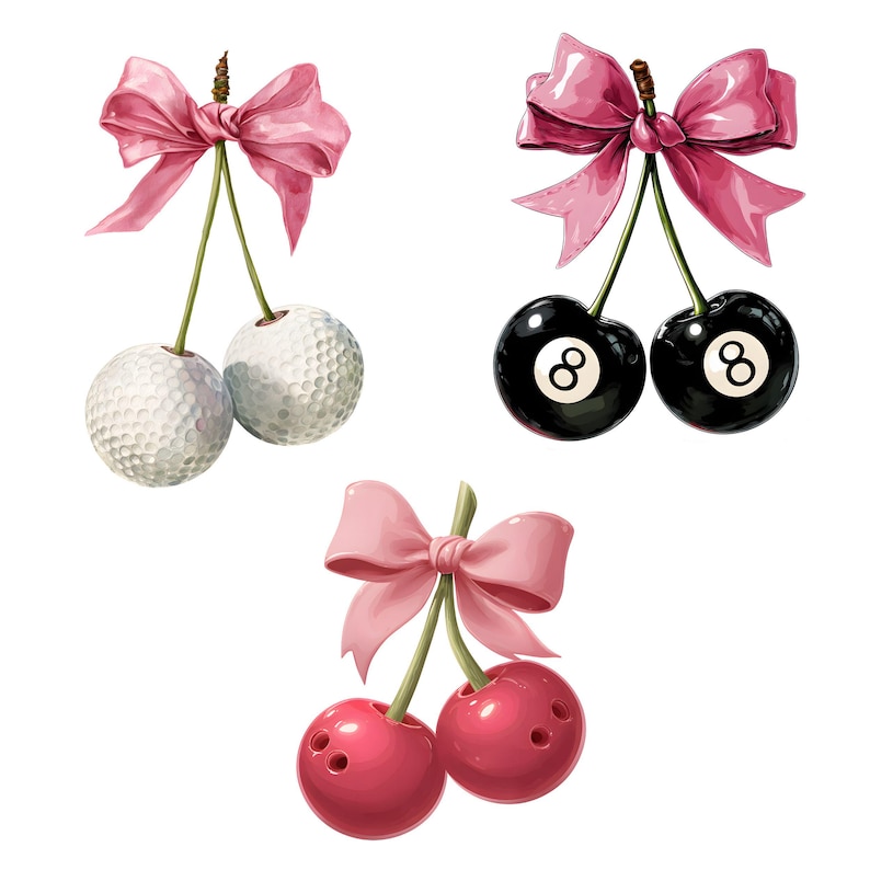 sports-ball-cherries-clipart-bundle-cherry-balls-with-pink-bows