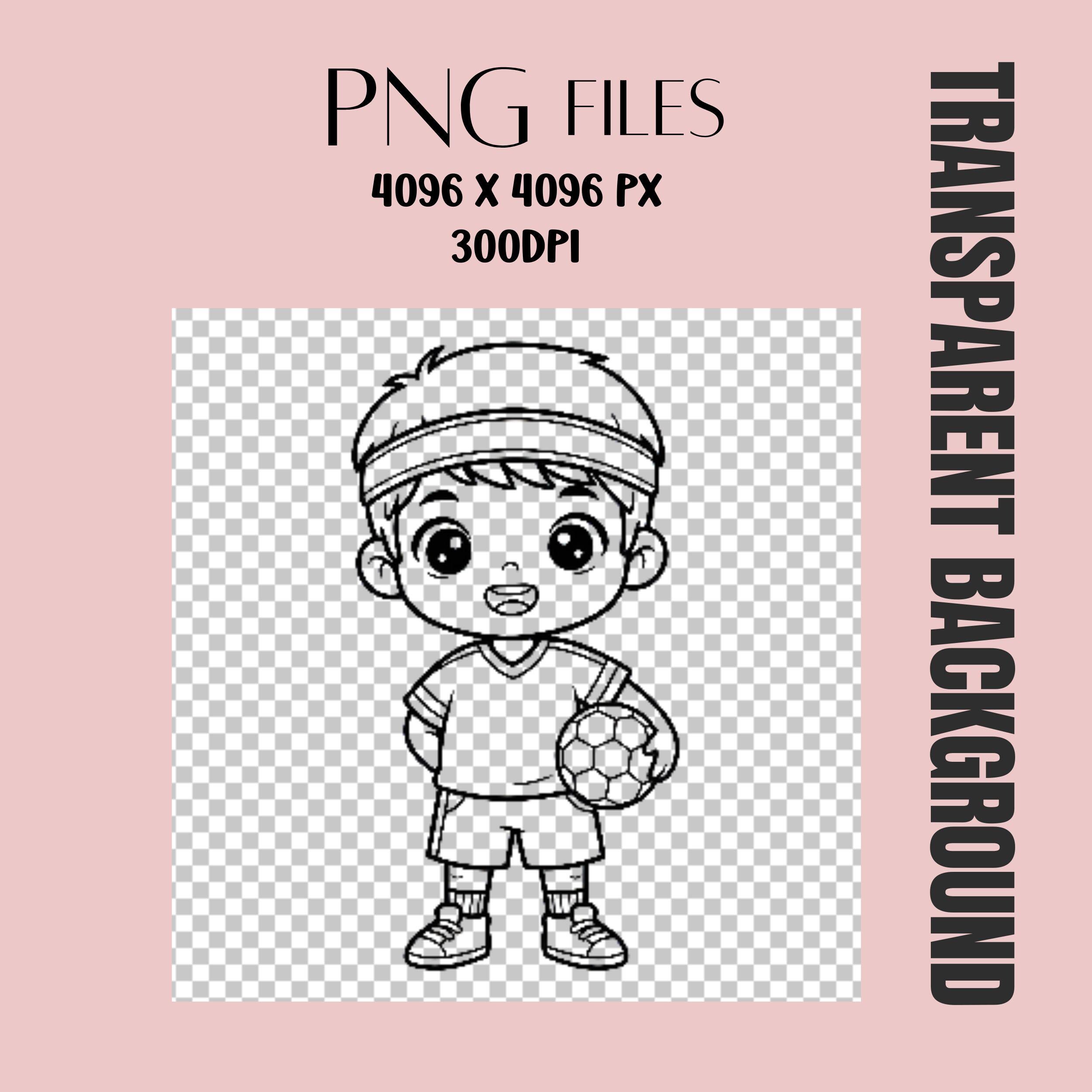 Cute Boys Line Art Clipart Bundle, Chibi Boy PNG, Kids Coloring Pages ...