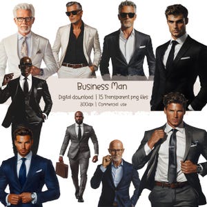 Hombre de negocios PNG Clipart, Traje profesional, Hombre de negocios mayor, Hombre de negocios joven, Hombres de moda PNG, Hombre de oficina, Modelo de moda