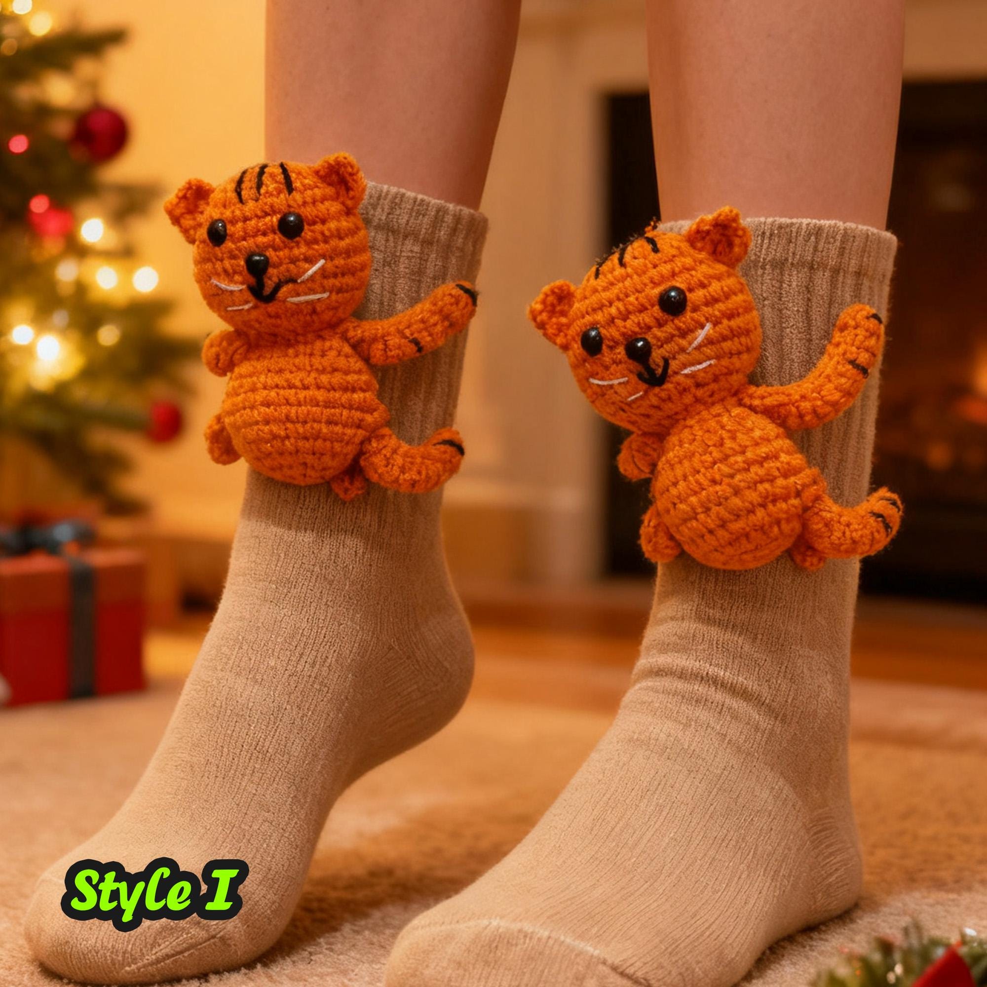 Générique Chaussettes En Tricot 3D Avec Animaux, 2026 Chaussettes D