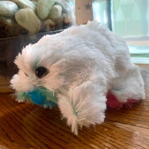 Mini Hand-Sewn  Weighted Frog/Toad Plushie