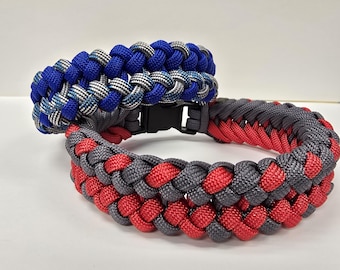 Personalized 550 Paracord Survival Bracelet: Customizable Outdoor Wristband