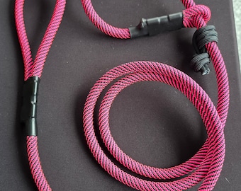 Handmade Climbing Rope Dog Slip Leash: 5.5 ft Training Lead