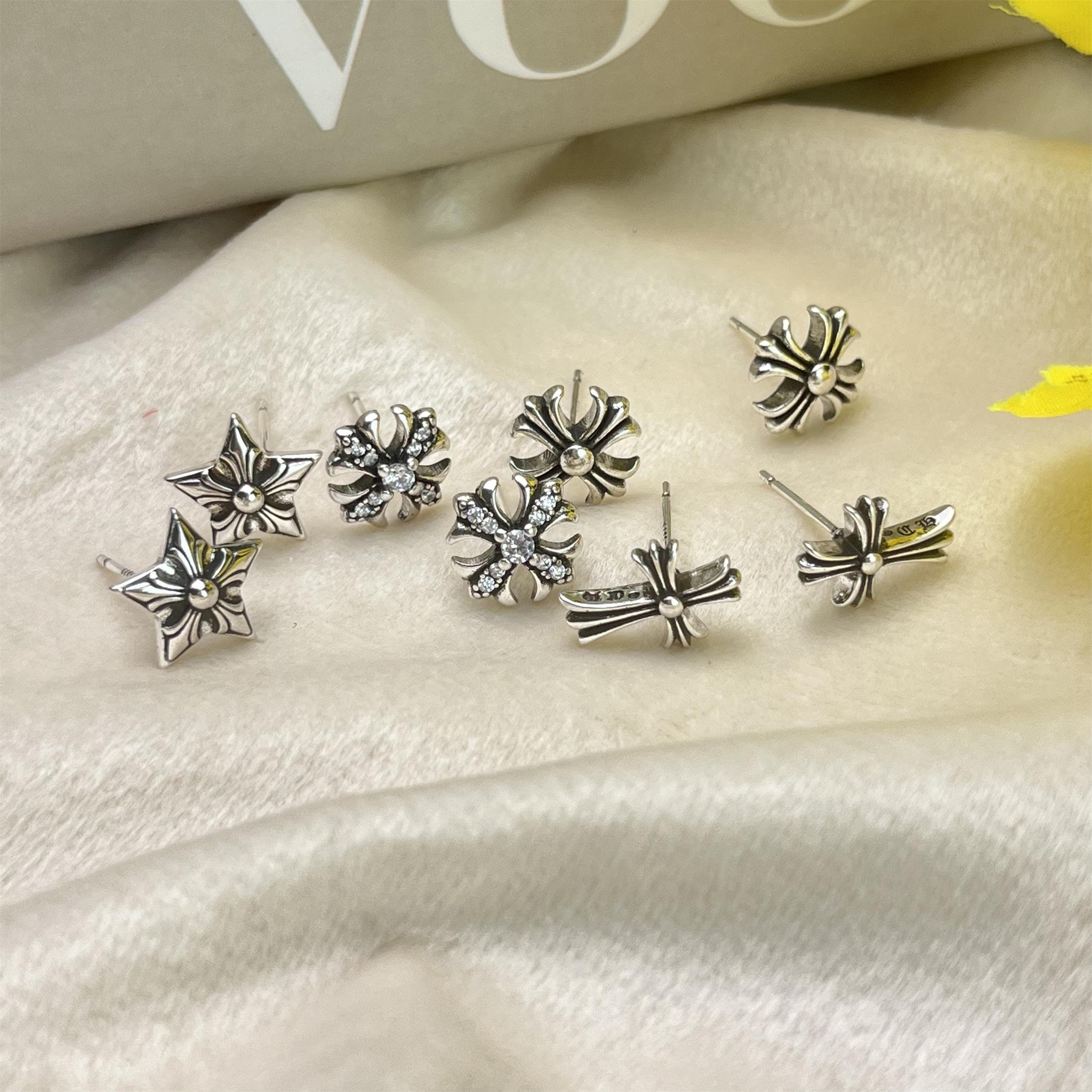 CHROME HEARTS『ハートスタッド』ピアス EARRING-STUD Chrome hearts earring - Etsy 日本 CHROME HEARTS『ハートスタッド