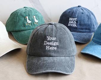 Gepersonaliseerde pet met aangepaste tekst | Geborduurde retro pet | Unisex baseballpet | Unisex cadeau | Feestelijke pet | Vrijgezellenfeestpet | Personaliseer je eigen pet