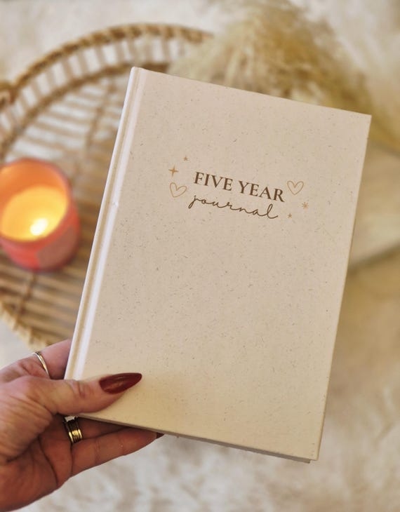 Luxury Five-Year Memory Journal: Daily Reflection, Self-Care A5 Diary