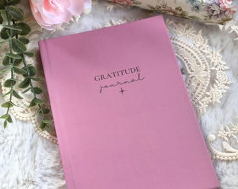 Luxury Pink 5 Minute Gratitude Journal | Daily Mindfulness & Reflection Workbook