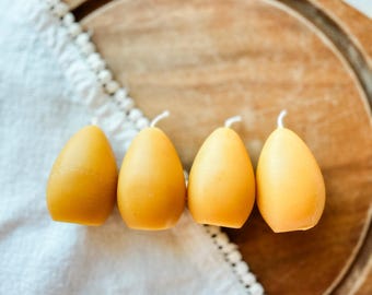 Beeswax Easter Egg Candles