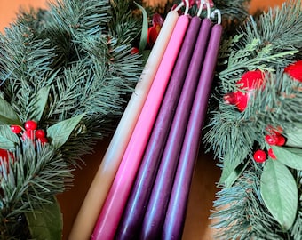 Beeswax Advent Candles
