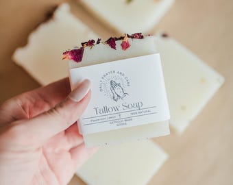 Tallow Peppermint Lemon Soap