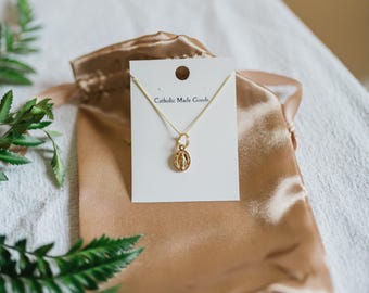 Mini Miraculous Medal necklace