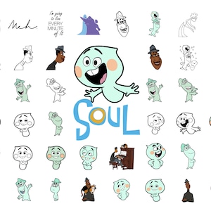 Layered SVG,Cut file for cricut, Soul SVG, joe gardner svg, soul cricut, soul layered svg, soul cut file, soul cutting file, soul silhouette