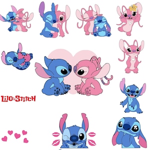 Lilo und Stitch SVG, Lilo und Stitch Png, Lilo und Stitch Clipart Bundle, Lilo und Stitch Dateien überlagerte Dateien, Lilo und Stitch Vektordatei