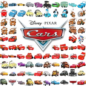 Cars SVG Bundle, cars svg, Lightning McQueen svg, Cars PNG clipart, For cars shirt or birthday, Lightning McQueen Silhouette,Cars Movie Svg