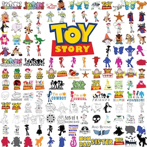 Toy Story SVG Bundle, Woody Svg Files for Cricut, Toy Story Png, Buzz Lightyear Svg for Shirts, Sheriff Woody, Clipart Layered files Cricut