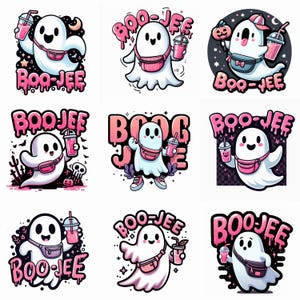Boo-JEE Png shirt Fall Halloween Inspired Png Design Download Print-Cute ghost PNG-funny halloween png-digital download