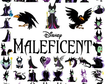 Maleficent Svg Bundle, Maleficent Clipart, Maleficent Png, Maleficent Png, Villain svg, Villain png,  Instant Digital Download