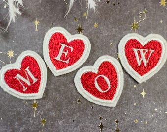 Mon Cœur Monogram | Custom + Personalized | Iron-on Embroidery