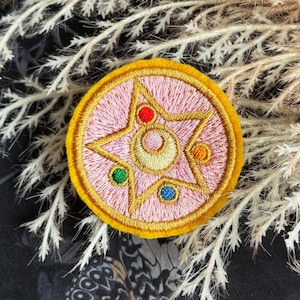 Crystal Star Patch - Sailor Moon | Iron-on Embroidered Patch