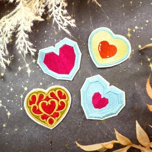 Heart Container Patch - The Legend of Zelda | Iron-on Embroidered Patch