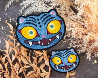 Derpy Tiger | Iron-on Embroidery