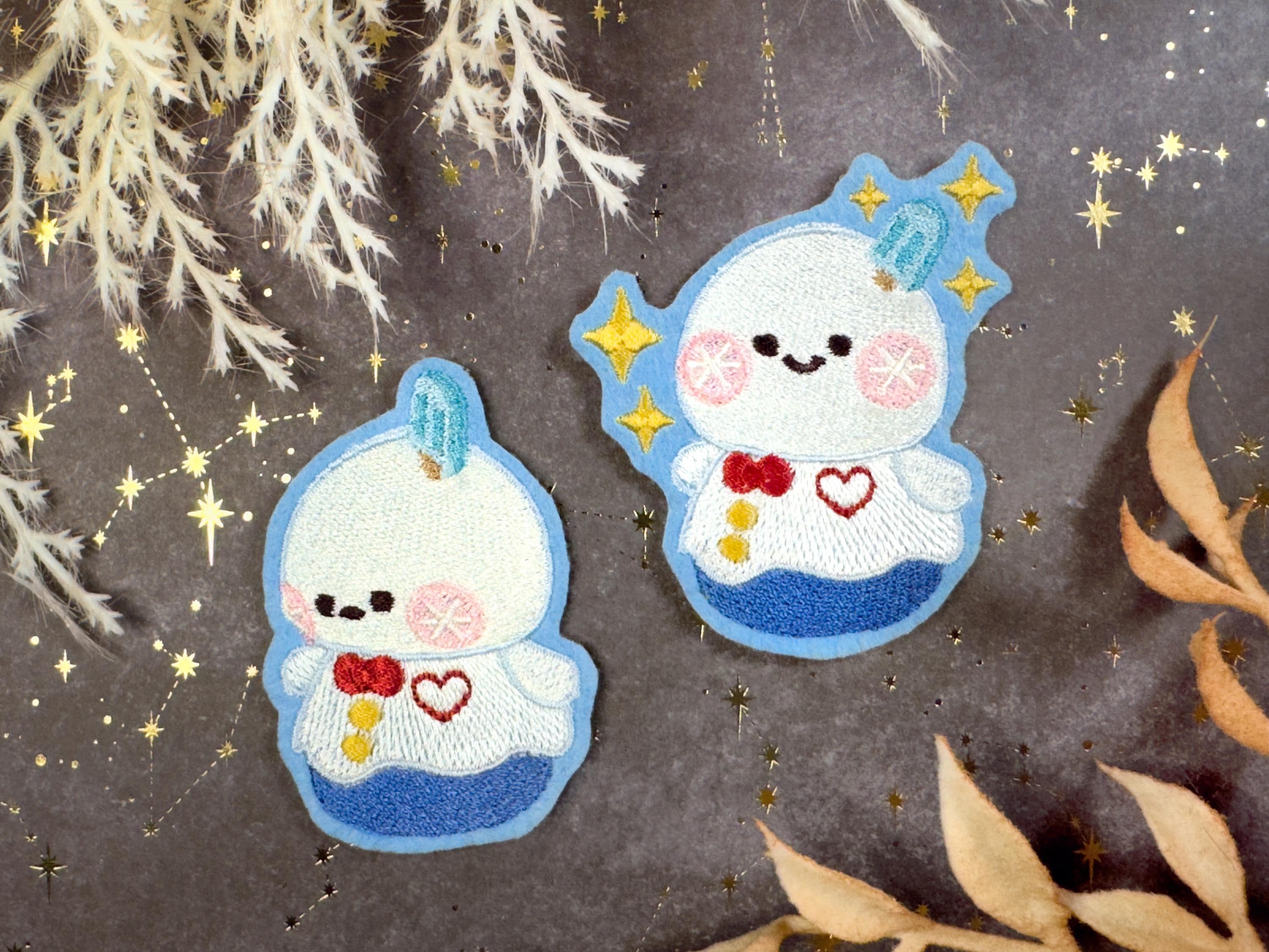 Happy Snowman | Iron-on Embroidery - Etsy Israel