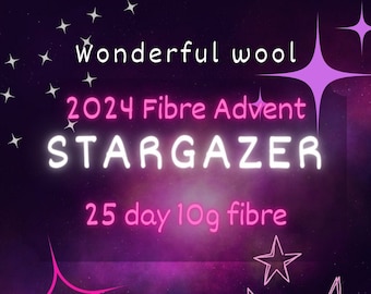 FIBRE ADVENT 2024 Merino Silk Rose 25 day 10g hand dyed spinning fibre