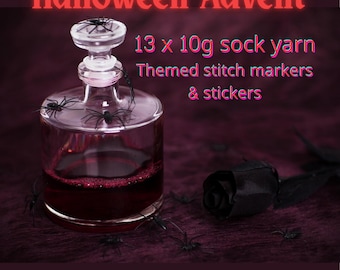 Halloween advent sock yarn 4ply