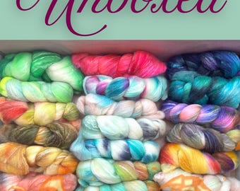 FIBRE ADVENT 2025 Cormo & Lotus 25 day 10g hand dyed spinning fibre