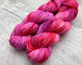 100g Hand dyed sock yarn 4ply fingering superwash merino nylon UK