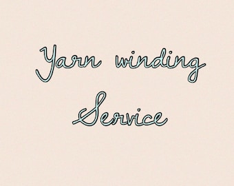 Yarn winding service per skein