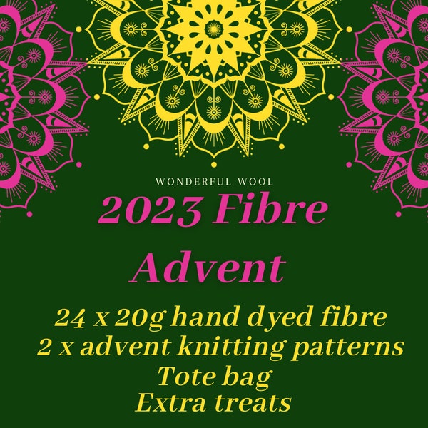 2023 Xmas 20g fibre Advent Calendar U.K. pre-order