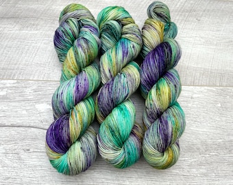 100g Hand dyed sock yarn 4ply fingering superwash merino nylon UK