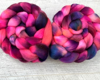 100g Cormo fibre combed tops roving hand dyed UK