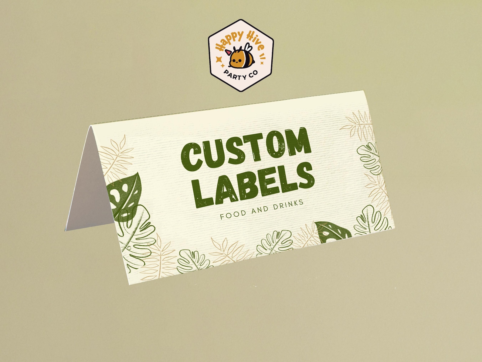 Wild One Safari Theme Food Labels Printable Jungle Party Decor - Etsy