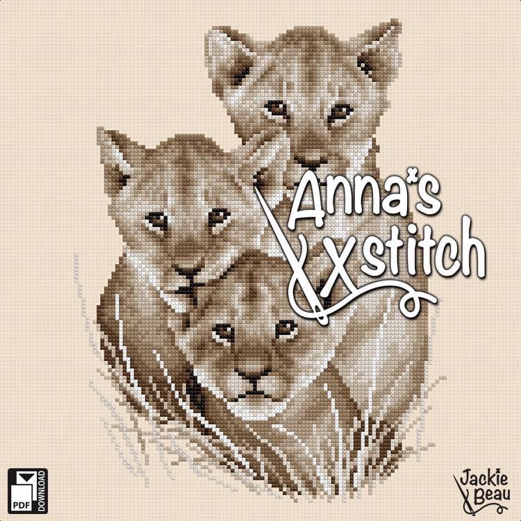 Lion king cross stitch pattern España