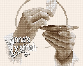 Body of Christ - Religious cross stitch design with religious theme instant PDF download xstitch pattern