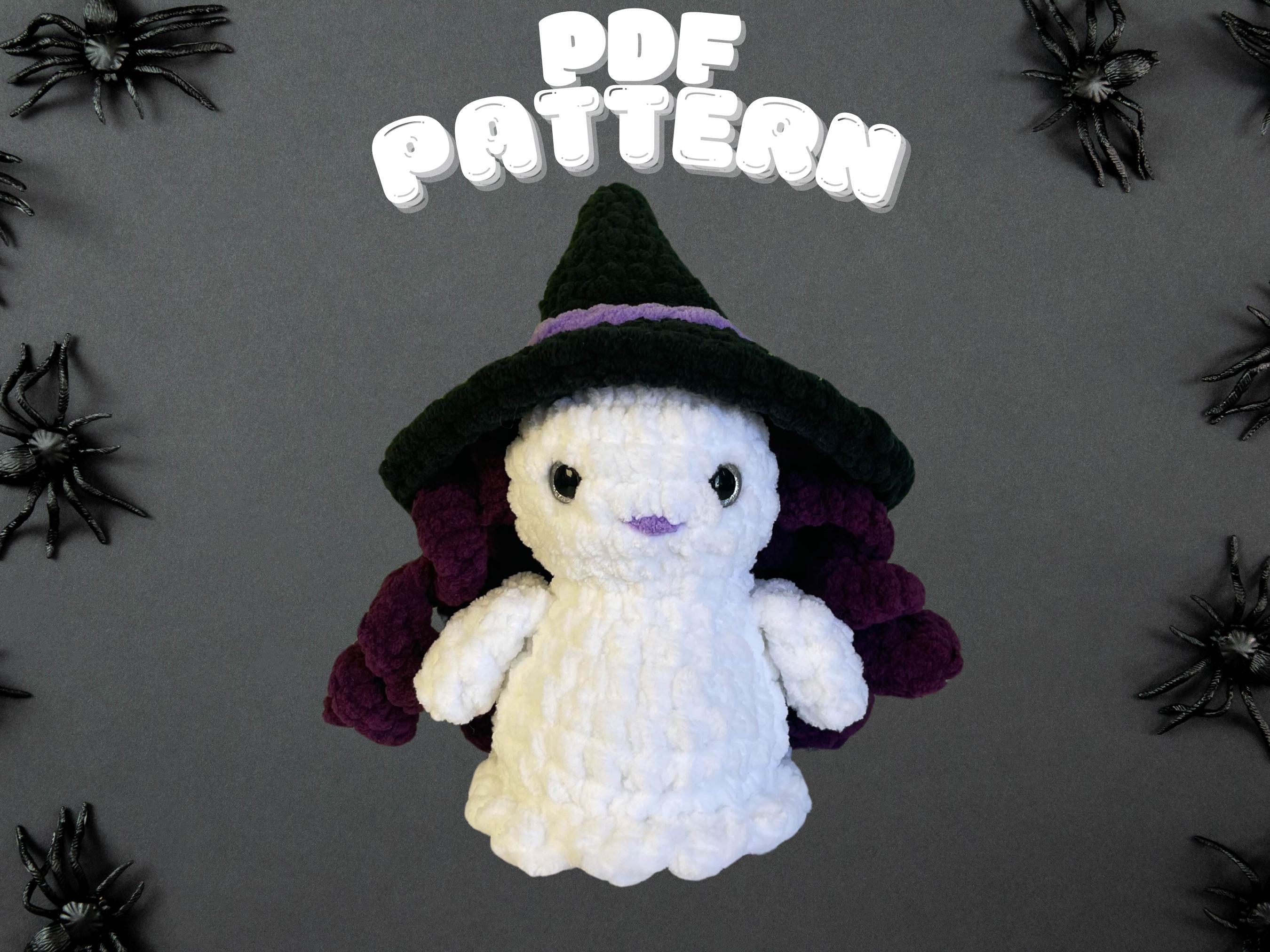 Halloween Crochet Pattern , Ghost Crochet Pattern , Ghost Amigurumi Spider Crochet Pattern , Pumpkin Crochet Pattern,English PDF.